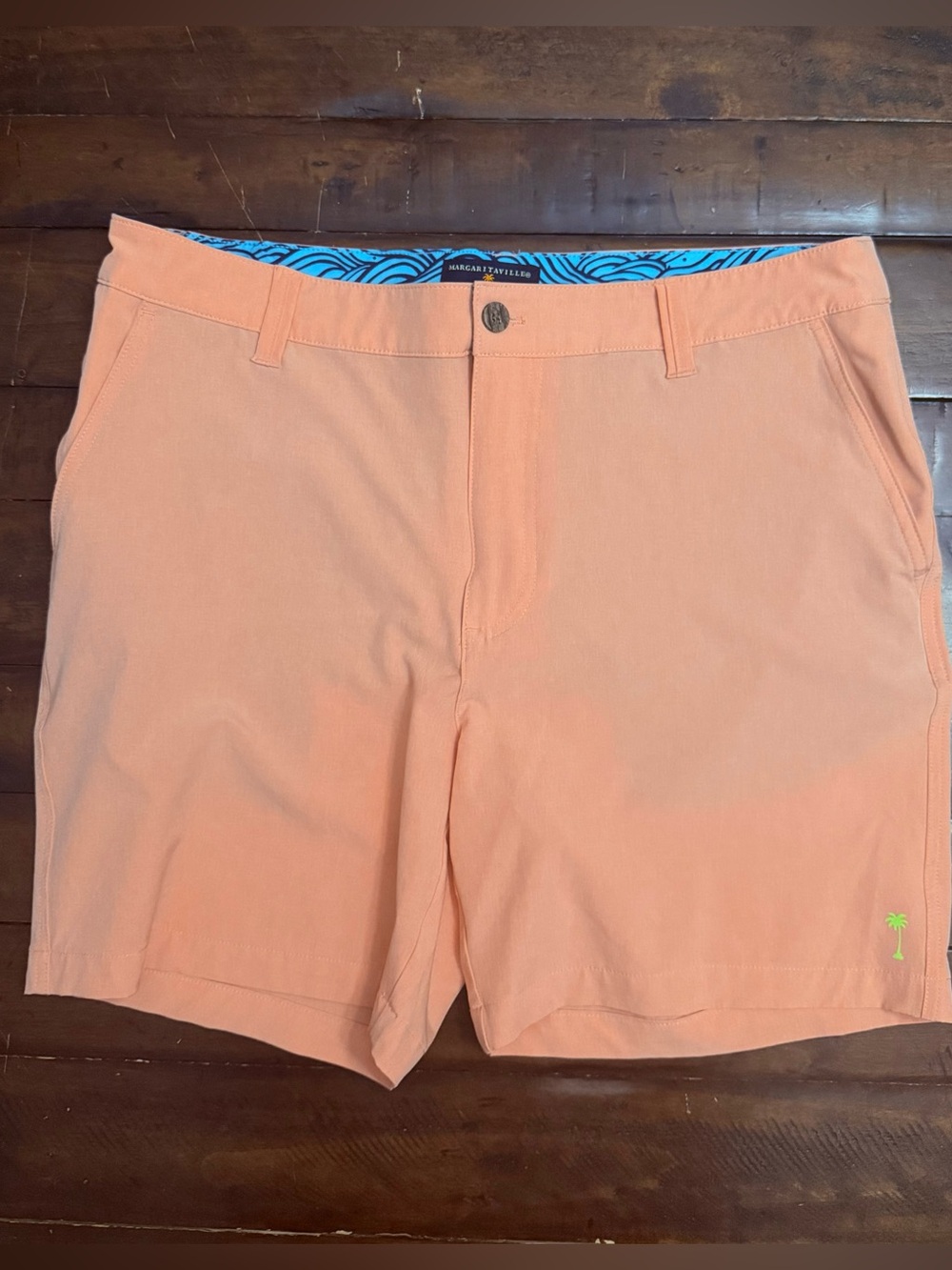 Margaritaville Men's Shorts – Size 34 – Coral Orange